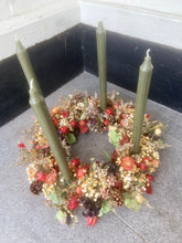 Indlæs billede til gallerivisning Evighed Adventskrans med stagelys
